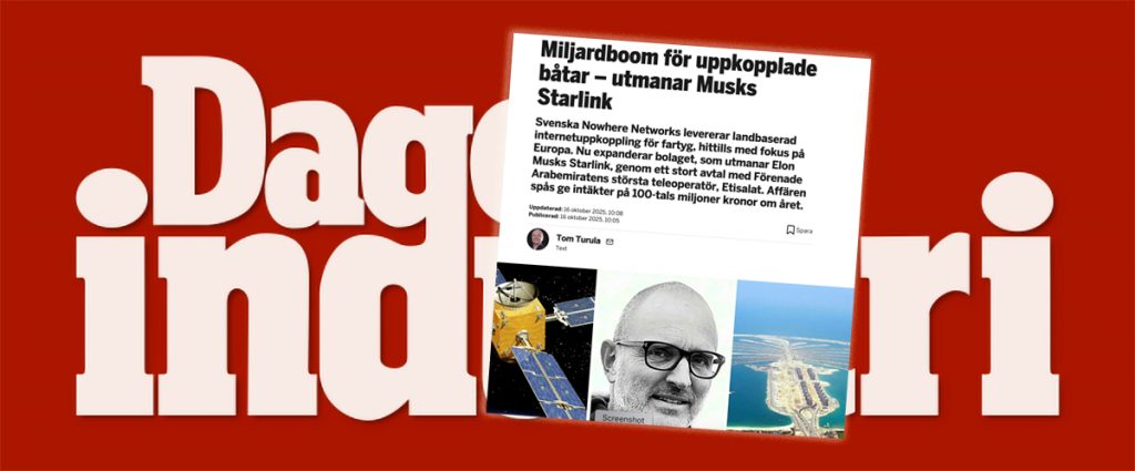 Featured in Sweden’s Biggest Business Daily